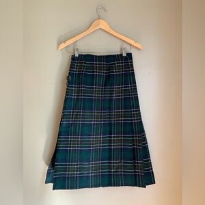 Kinloch Anderson kilts wool wrap skirt plaid made in Scotland lady brittany ltd